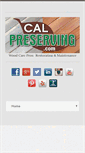 Mobile Screenshot of calpreserving.com
